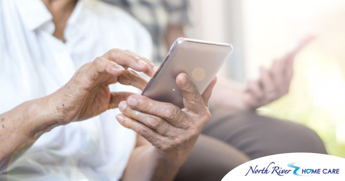 Home care assistance technology in use.